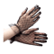 Women's Sexy Black Lace Gloves, Transparent Mesh Tulle for Bridal, Wedding Party & Dress Events