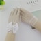 1 Pair Girls Kids White Lace Wedding Gloves With Faux Pearl Bowknot Fishnet Flower Girl Communion C 0