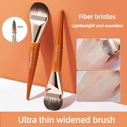 hot sale flat head makeup brush, quickly apply foundation with gecomo brush, smooth easy apply makeup without sticking
