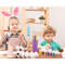 8 Pcs Big Washable Paint Brushes for Kids, Chubby Toddler Brushes, Easy to Clean, Grip Round and Flat Preschool