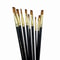 12Pcs Acrylic Paint Brushes Set, Flat Paint Brushes, Nylon Professional Brushes for Watercolor and Acrylic Painting