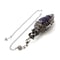 Water Drop Crystal Pendulum for Dowsing, Natural Amethyst, Rose Quartz, Onyx Antique Pendulums for Spiritual Divination