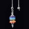 Healing 7 Chakra Pendulum, Real Natural Stone Crystals for Dowsing, Divination, and Wicca Practices, Quartz Pendulo