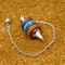 Healing 7 Chakra Pendulum, Real Natural Stone Crystals for Dowsing, Divination, and Wicca Practices, Quartz Pendulo