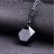 Obsidian Pendant & Pendulum, Hexagram Energy Stone Necklace for Men, Women, Protective Sweater Chain Accessory