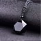 Obsidian Pendant & Pendulum, Hexagram Energy Stone Necklace for Men, Women, Protective Sweater Chain Accessory