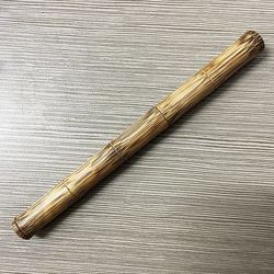 handmade natural bamboo wood fountain pen 0.5mm fine tip beautiful golden stripes perfect business office gift