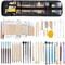 Ultimate Polymer Clay Tools Kit, Sculpture, Carving & Dot Painting Set with Silicone Drill Pen