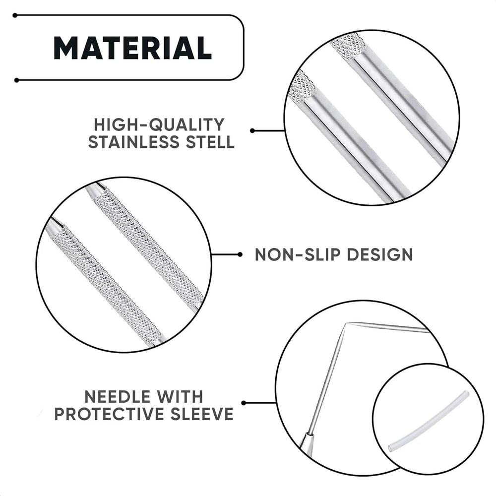 1/2/6pcs 7 Pins Needles Texture Ceramics Tools Set, Polymer Clay Sculpting, DIY Pottery Brush for Detailed Molding