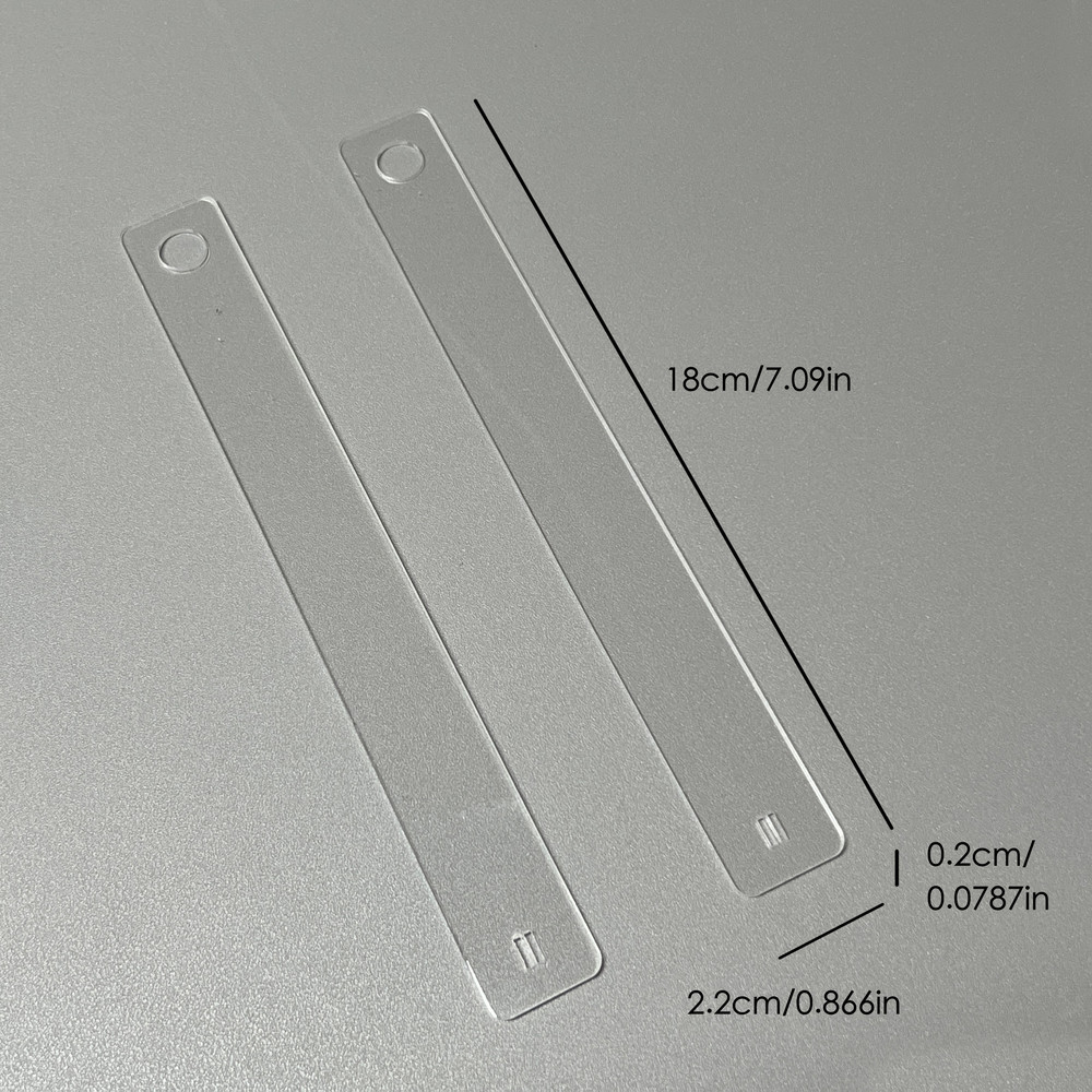 Professional Acrylic Thickness Gauge, Essential Pottery Clay Tool for Precise Slab Rolling & Crafting