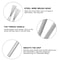 7 Pin Feather Wire Texture Tool for Polymer Clay Sculpting, Ceramics, Pottery & Cake Decorating, Alloy Modeling Brush