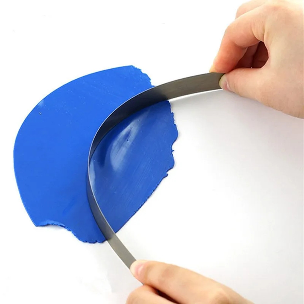 Professional Flexible Stainless Steel Clay Cutter Blade, DIY Pottery, Polymer Clay & Ceramic Tools for Precise Modeling
