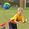 High Elasticity New Colorful Bouncy Balls, Rubber Hand Ball Rubber Hole Ball Decompression Toy with Wristband, Fun Gift