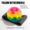 High Elasticity New Colorful Bouncy Balls, Rubber Hand Ball Rubber Hole Ball Decompression Toy with Wristband, Fun Gift