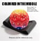High Elasticity New Colorful Bouncy Balls, Rubber Hand Ball Rubber Hole Ball Decompression Toy with Wristband, Fun Gift