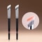 Angled Blush Brush Duo Fiber Goat Hair Stippling Diffusion Powder Liquid Blusher Makeup Brush Beaut 0