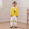 Adorable Bee Embroidery 2-Piece Outfit Set, Autumn Clothes for Toddler Baby Boys
