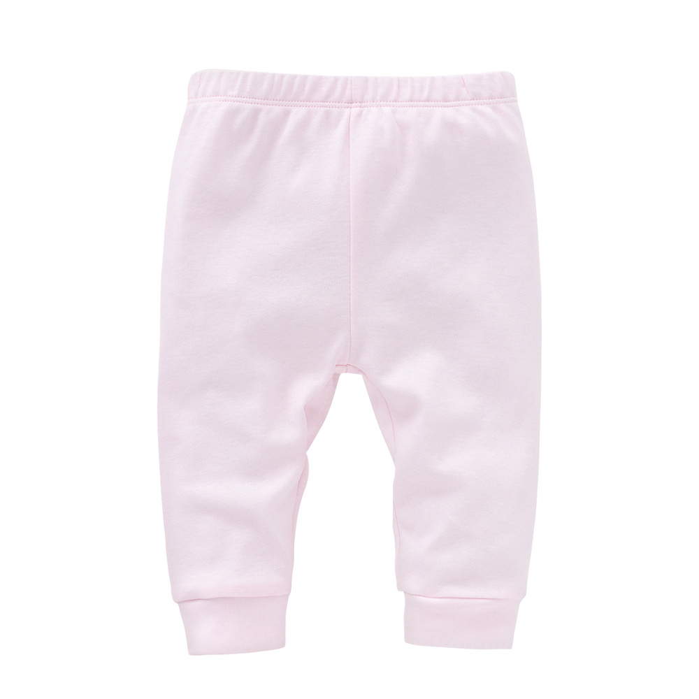 Cotton Baby Pants Blank Color Muslin Trousers For Newborns  Kids Soft Plain Clothing 3