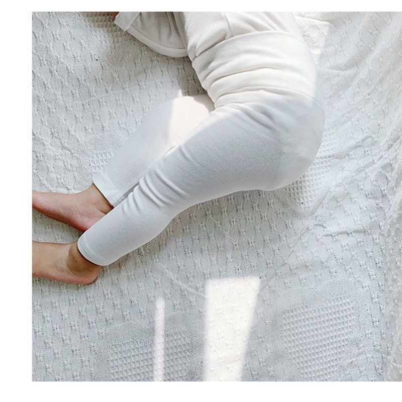 UltraSoft Ribbed Baby Leggings Cotton FullLength Skinny Pants For Infant Boys  Girls Autumn Spring  8