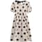 Maternity Fashion Summer Dress, High-End Fresh Dotty Skirt for Outdoors, Loose-Fit Pregnancy Clothes