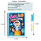 Reusable Magic Water Coloring Book for Kids DIY Sensory Drawing Toys with Water Pen, Mess Free Toddler Painting Activity