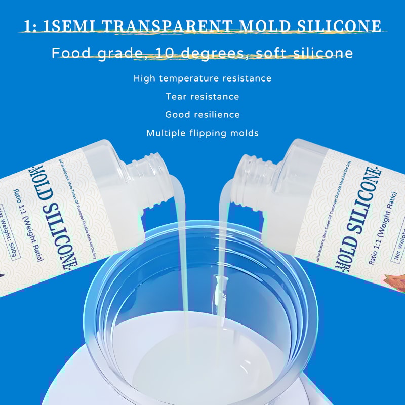 DIY Silicone Mold Making Kit, Fast Curing Liquid Rubber, Silicona Liquida Para Mold, Cured Silicone