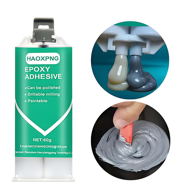 Epoxy Resin Adhesive, Metal Repair Agent for Steel Copper Aluminum, Stone Ceramic, Crack Welding AB Glue