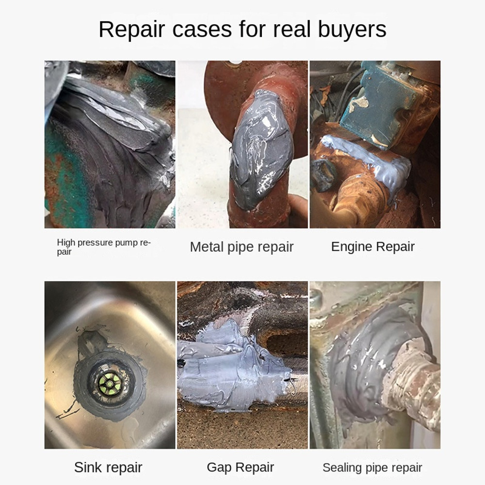 Epoxy Resin Adhesive, Metal Repair Agent for Steel Copper Aluminum, Stone Ceramic, Crack Welding AB Glue