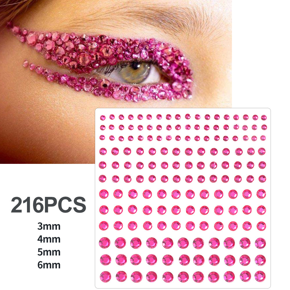 Face Pearls Stick On, Self Adhesive Pearl Stickers, Hair Rhinestones, Eyes Makeup Stickers