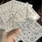 1pcs Laser Sparkle Diamond / Pearls Face Gems Stickers, Heart Moon Rhinestones for Eyes Face Temporary Tattoos