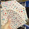 1pcs Laser Sparkle Diamond / Pearls Face Gems Stickers, Heart Moon Rhinestones for Eyes Face Temporary Tattoos