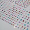 1pcs Laser Sparkle Diamond / Pearls Face Gems Stickers, Heart Moon Rhinestones for Eyes Face Temporary Tattoos