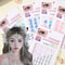 3D Dreamy Shell Crystal Diamond Patch, Mermaid Face Gems, Temporary Tattoo Stickers, Self-adhesive Body Art Decoration