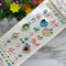 Face Jewels Rhinestone Stickers, Festival Face Gems, Sparkle Crystals for Face