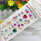 Face Jewels Rhinestone Stickers, Festival Face Gems, Sparkle Crystals for Face