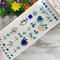 Face Jewels Rhinestone Stickers, Festival Face Gems, Sparkle Crystals for Face