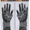2Pcs Mehndi Hand Henna Tattoo Stencils, Reusable Painting Template, Art Sleeve, Temporary Tattoo, Wedding Bride Beauty