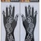2Pcs Mehndi Hand Henna Tattoo Stencils, Reusable Painting Template, Art Sleeve, Temporary Tattoo, Wedding Bride Beauty