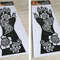2Pcs Mehndi Hand Henna Tattoo Stencils, Reusable Painting Template, Art Sleeve, Temporary Tattoo, Wedding Bride Beauty