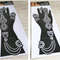 2Pcs Mehndi Hand Henna Tattoo Stencils, Reusable Painting Template, Art Sleeve, Temporary Tattoo, Wedding Bride Beauty