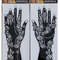 2Pcs Mehndi Hand Henna Tattoo Stencils, Reusable Painting Template, Art Sleeve, Temporary Tattoo, Wedding Bride Beauty