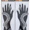 2Pcs Mehndi Hand Henna Tattoo Stencils, Reusable Painting Template, Art Sleeve, Temporary Tattoo, Wedding Bride Beauty