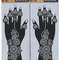 2Pcs Mehndi Hand Henna Tattoo Stencils, Reusable Painting Template, Art Sleeve, Temporary Tattoo, Wedding Bride Beauty