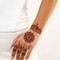 Brown Henna Tattoo Stickers Flower Hand And Foot Temporary Tattoos Fake Tattoo For Women Wedding An 1