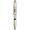 MAJOHN P140 Transparent Demonstration Pen, No. 8 Piston Ink Absorption, 40 Pen Tip, Hard Rubber Tongue