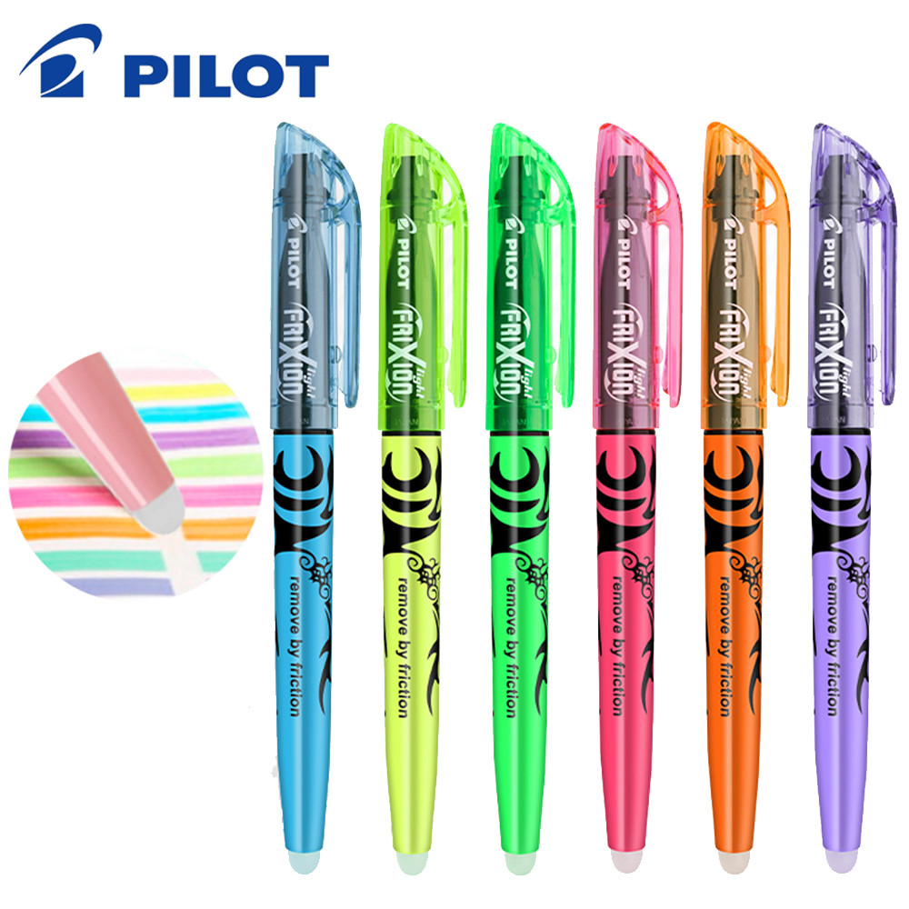 Pilot FRIXION Erasable Highlighters Student Color Marker Pens Soft Light Eye Protection School Supp 0