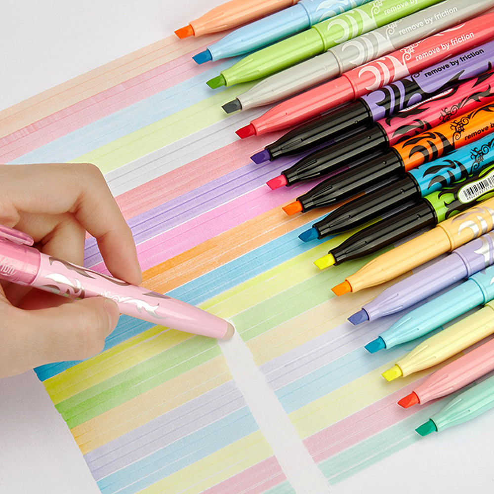 Pilot FRIXION Erasable Highlighters Student Color Marker Pens Soft Light Eye Protection School Supp 4