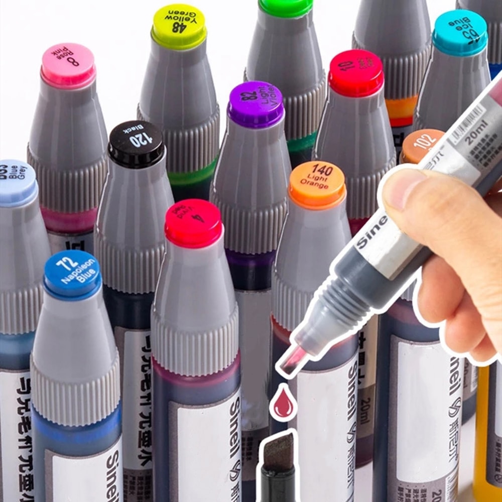 Sineil Marker Refill Ink, Universal Touch Marker Replenishment Liquid, Mark Pen Water Injection