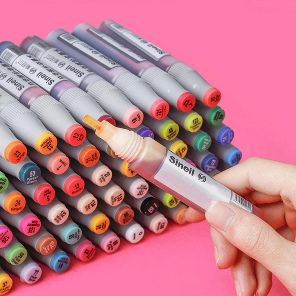 Sineil Marker Refill Ink, Universal Touch Marker Replenishment Liquid, Mark Pen Water Injection