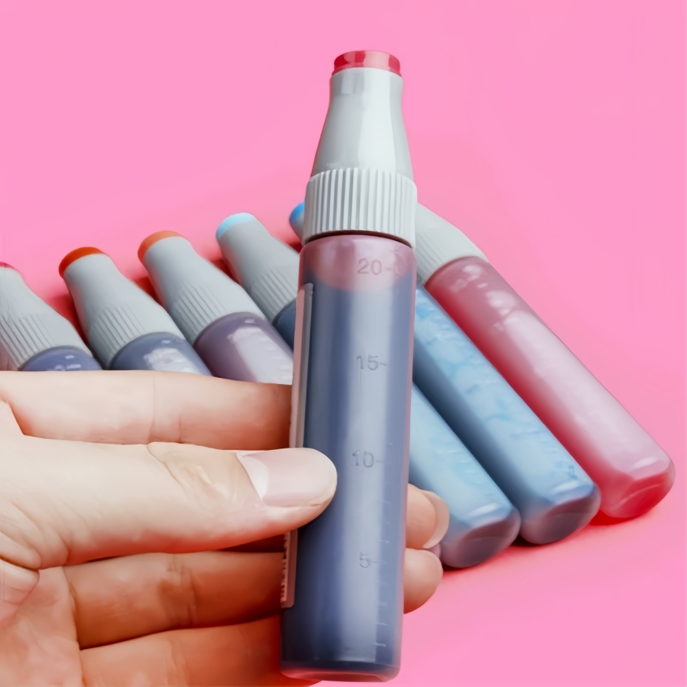 Sineil Marker Refill Ink, Universal Touch Marker Replenishment Liquid, Mark Pen Water Injection
